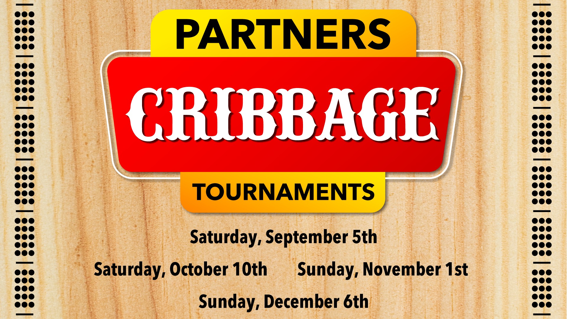 Partner's Cribbage Tournaments